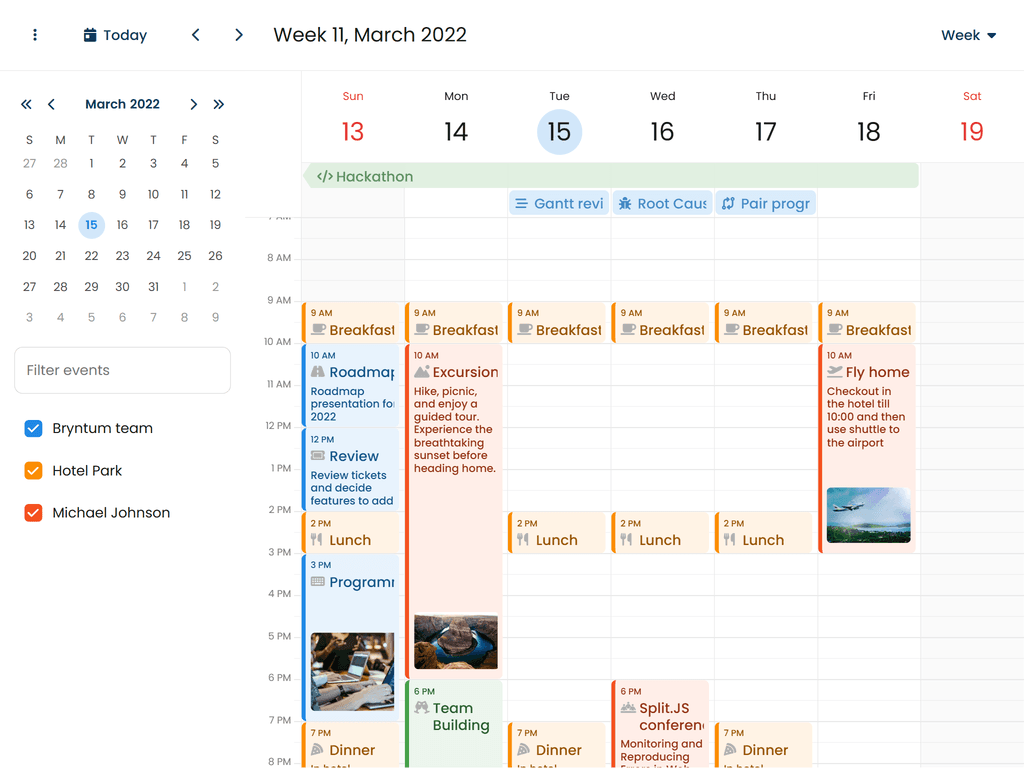 Using React renderers