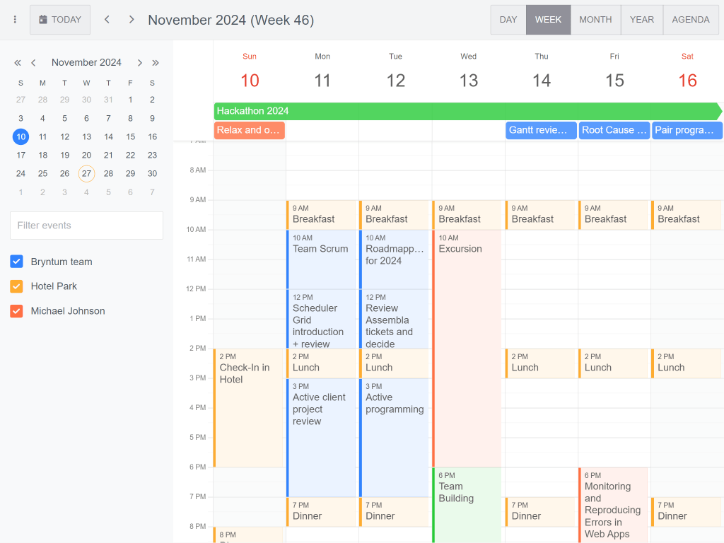 Custom build using WebPack - This very basic demo shows how to use Calendar and webpack to do a custom build from our sources