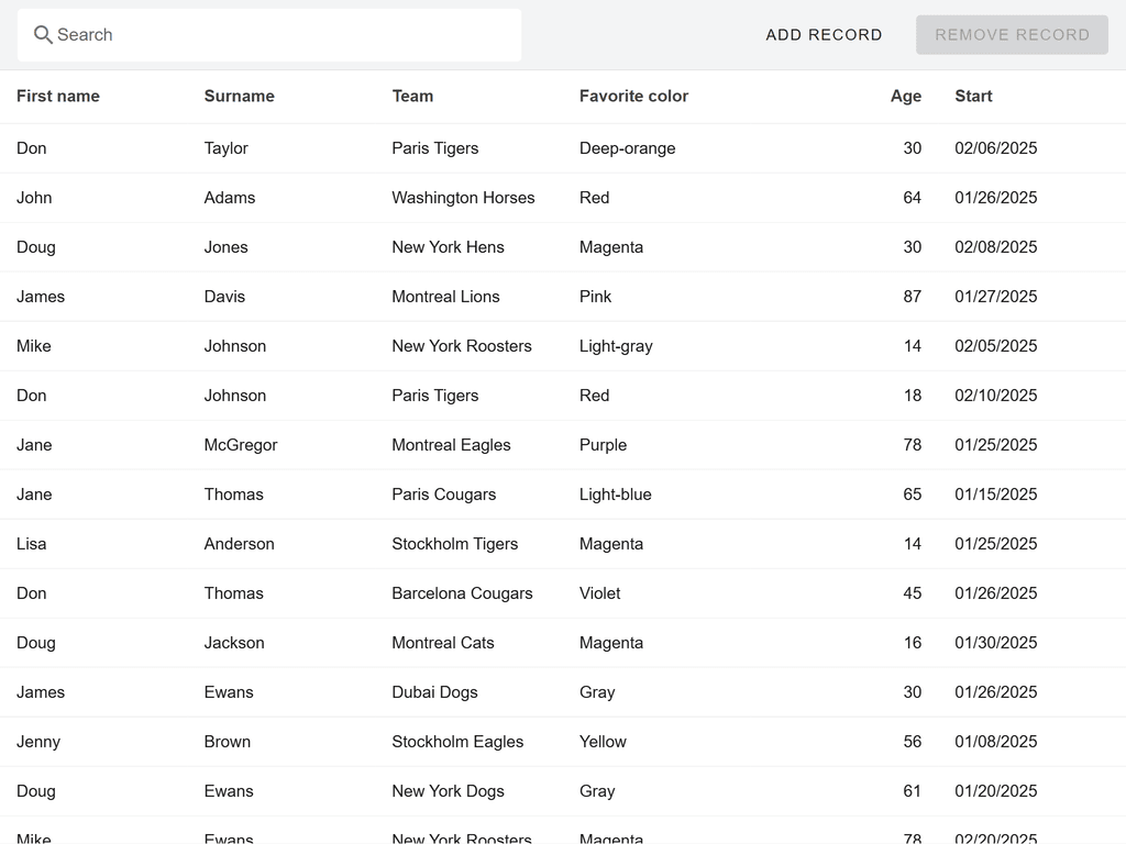 Using native Vue components