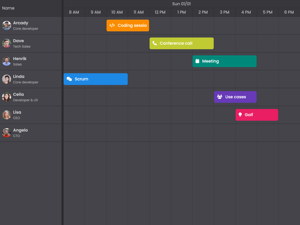 Custom theme demo - This demo has a custom theme, to showcase how you can create your own. Check the resources/ folder to see how it is done.