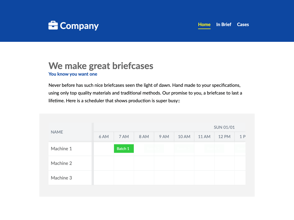 EcmaScript module demo - This example shows how to include and use the grid using EcmaScript modules (import)