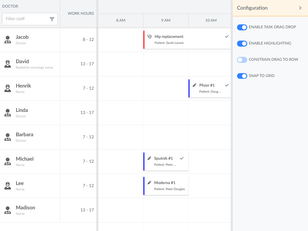 Highlighting Resource Calendars - Help end users understand the scheduling logic by visualizing resource calendars