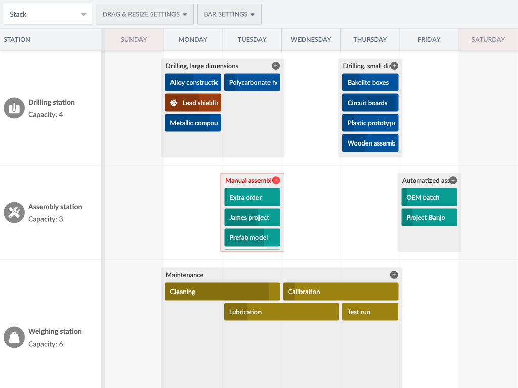 Nested events configuration options - A more advanced demo using nested events, letting you try out different configuration options for the feature