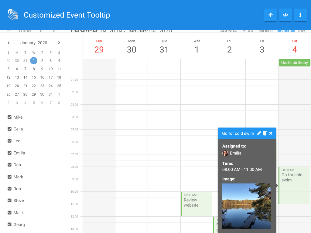 Calendar A modern high performance calendar web component Bryntum